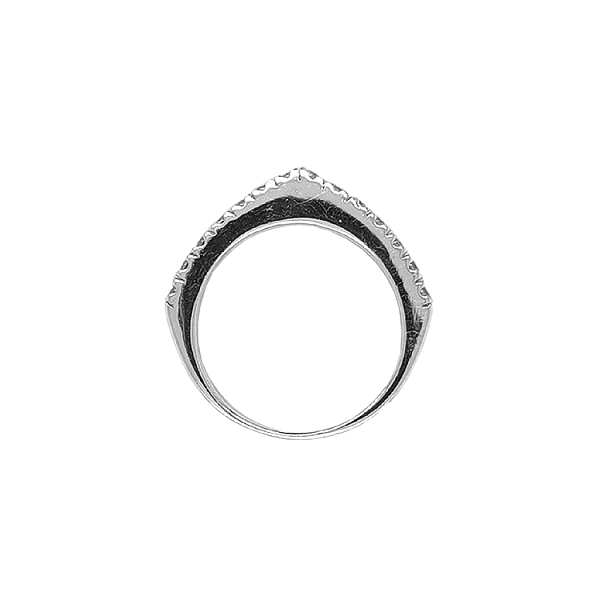 Goldring mit Zirkonen