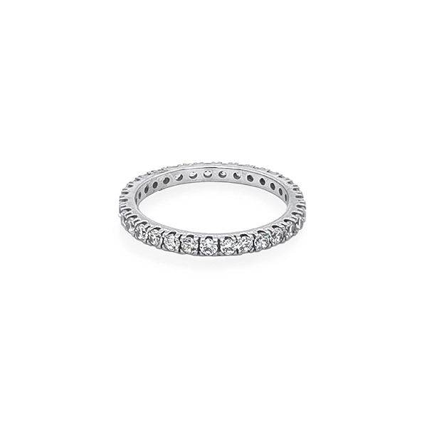 Ewigkeitsring aus Gold mit Zirkonen