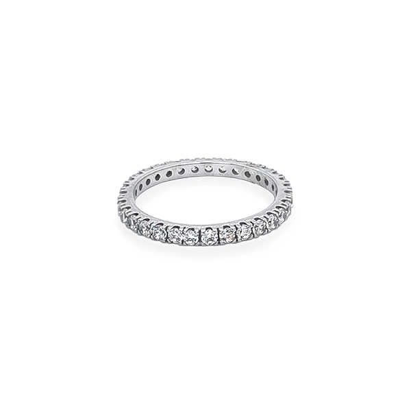 Ewigkeitsring aus Gold mit Zirkonen