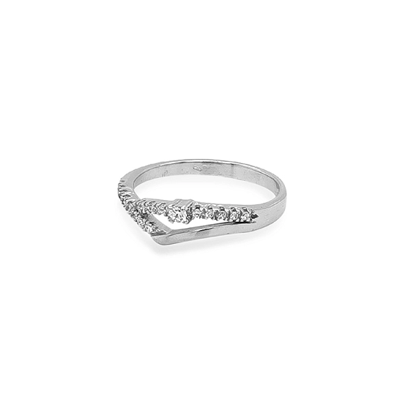 Goldring mit Zirkonen