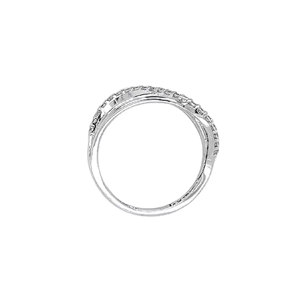 Goldring mit Zirkonen