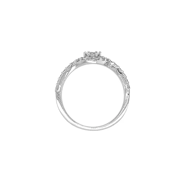 Goldring mit Zirkonen