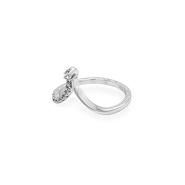 Goldring mit Zirkonen