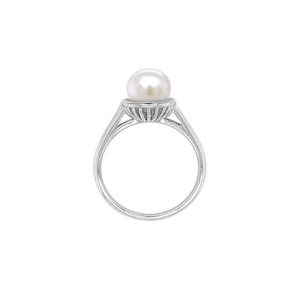 Goldring mit Perle