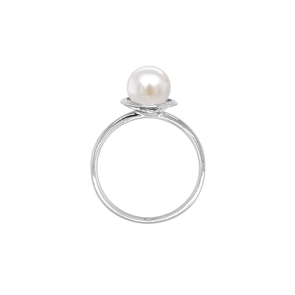 Goldring mit Perle