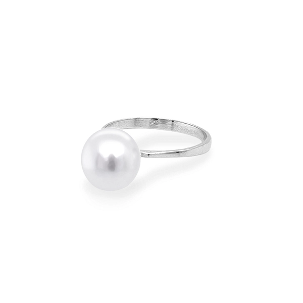 Goldring mit Perle