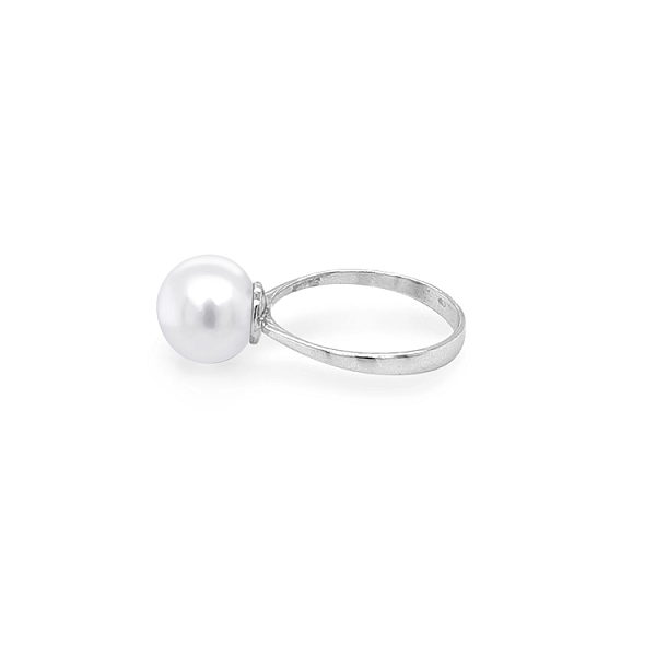 Goldring mit Perle