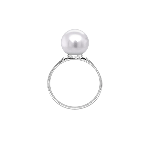 Goldring mit Perle