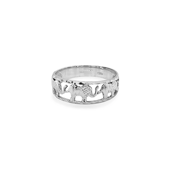 Goldener Elefanten Ring
