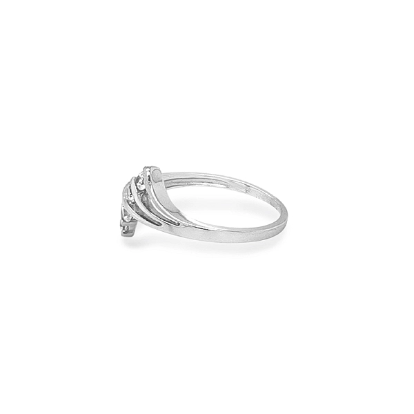 Goldring mit Zirkonen