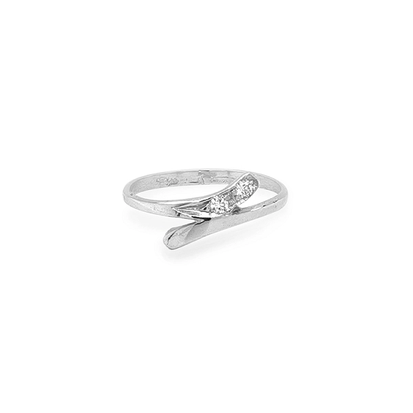 Goldring mit Zirkonen