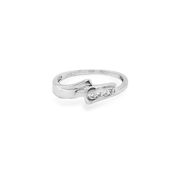 Goldring mit Zirkonen
