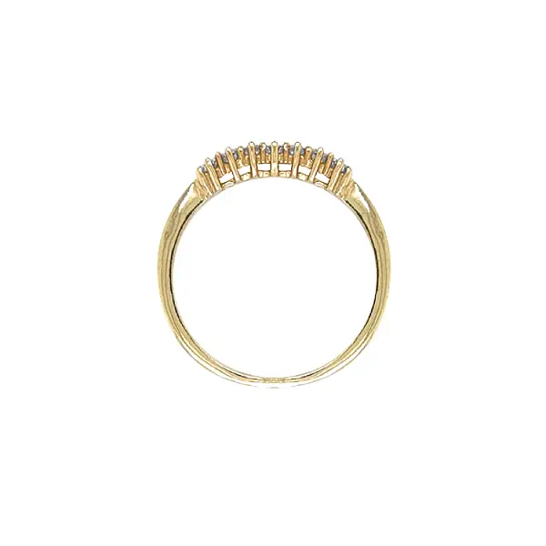 Goldring mit Zirkonen