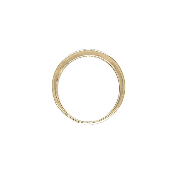 Goldring mit Zirkonen