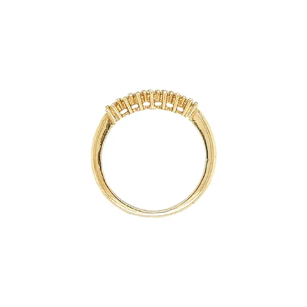 Goldring mit Zirkonen