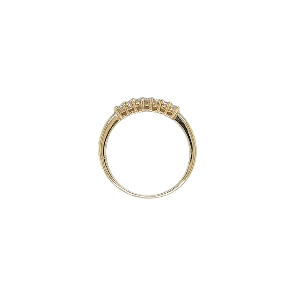 Goldring mit Zirkonen