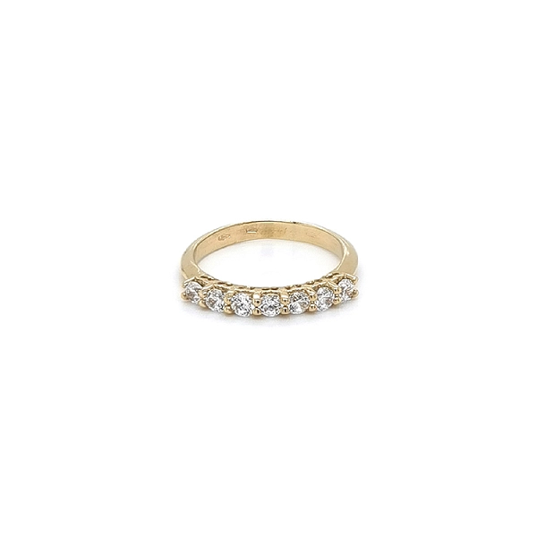 Goldring mit Zirkonen
