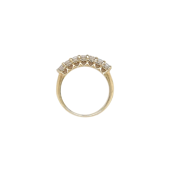 Goldring mit Zirkonen