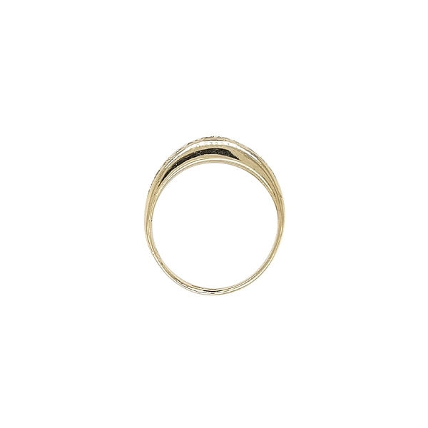 Goldring mit Zirkonen