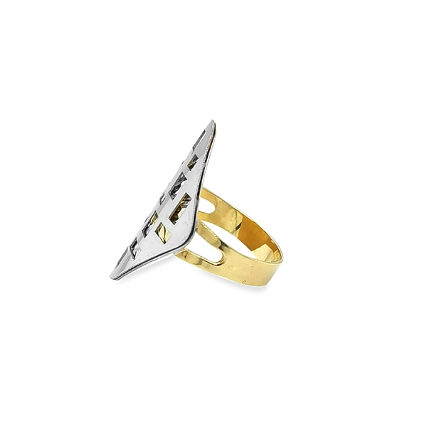 Goldring aus kombiniertem Gold