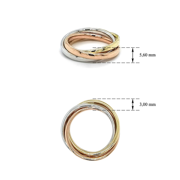Goldring aus Kombinationsgold