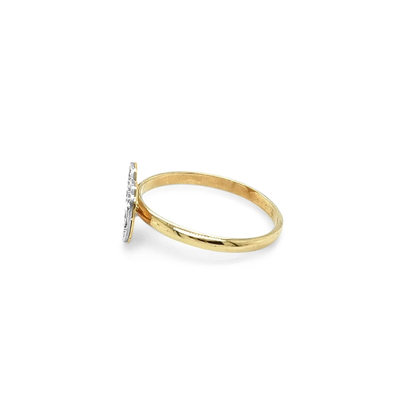 Goldring in Herzform
