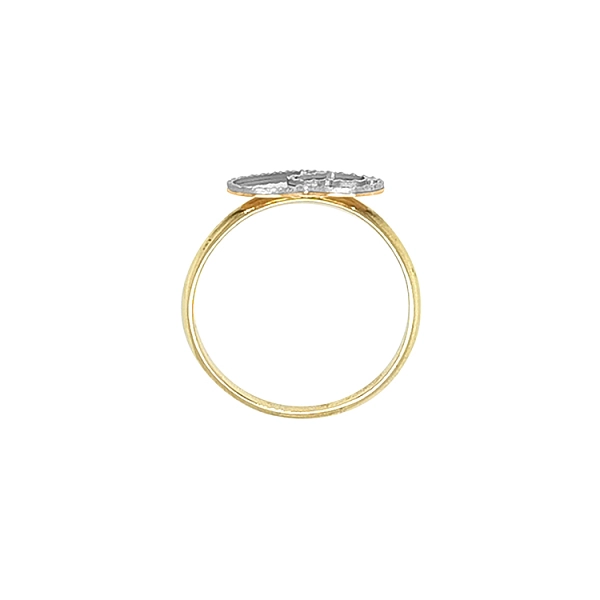 Goldring in Herzform