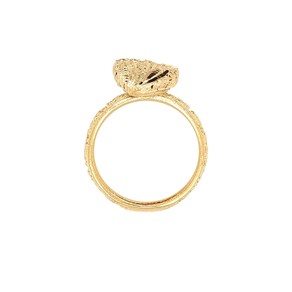 Goldring mit Zirkonen