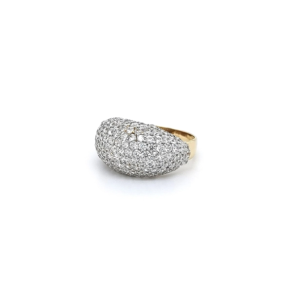 Goldring mit Zirkonen