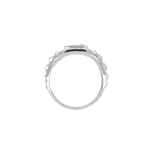 Goldener Herrenring mit Zirkon