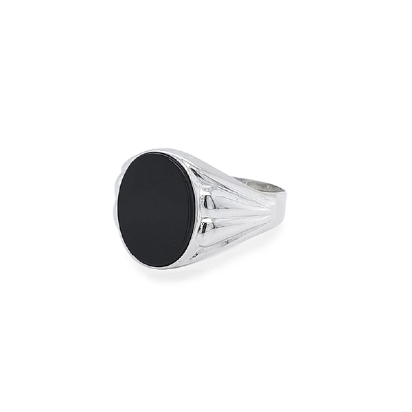 Goldring mit Onyx