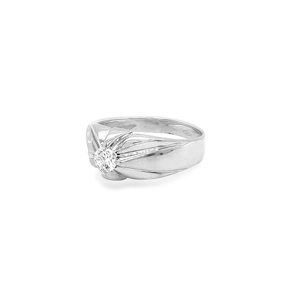 Goldring mit Zirkon