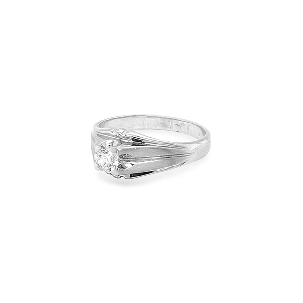 Goldring mit Zirkon