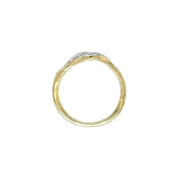 Goldring mit Zirkonen