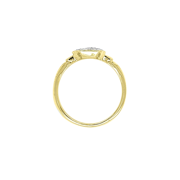 Goldring mit Zirkonen