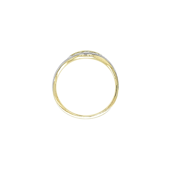 Goldring mit Zirkonen