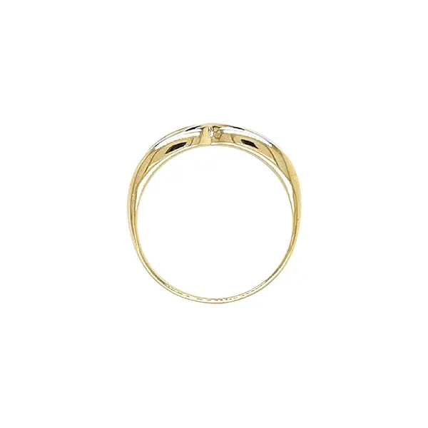 Goldring mit Zirkonen