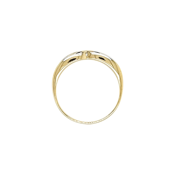Goldring mit Zirkonen