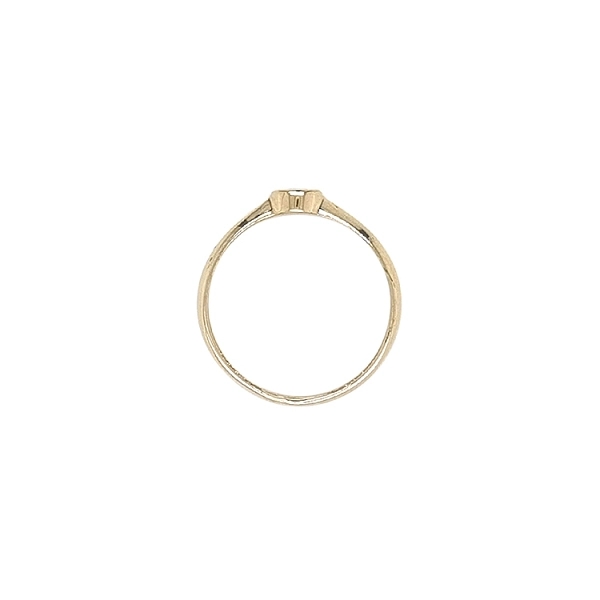 Gold Verlobungsring mit Zirkon