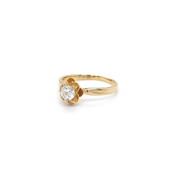 Goldring mit Zirkon