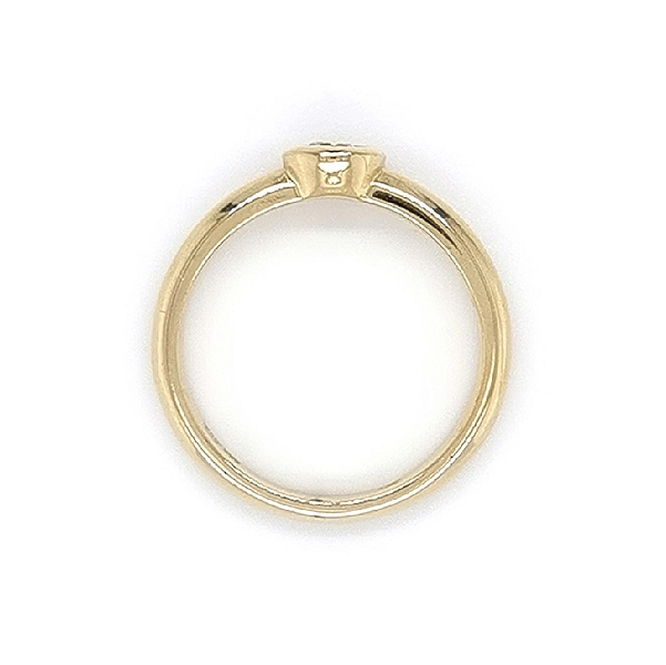 Gold Verlobungsring mit Zirkon