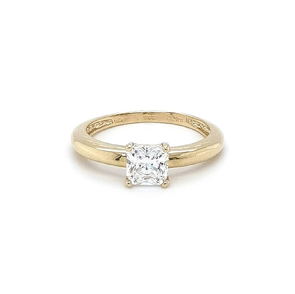 Gold Verlobungsring mit Zirkon