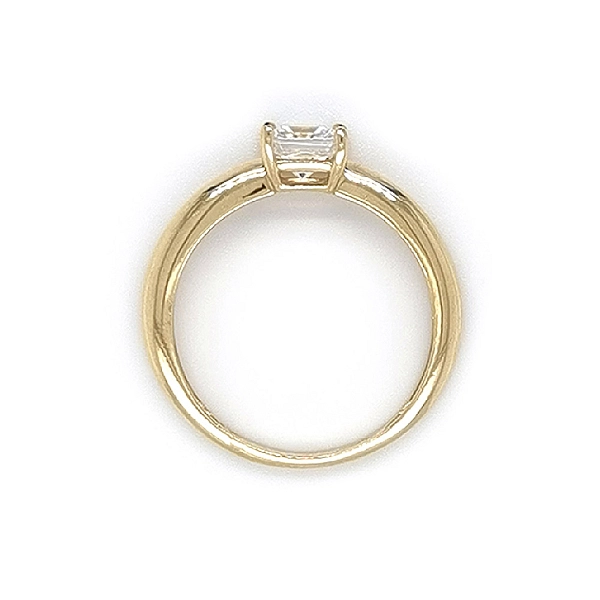 Gold Verlobungsring mit Zirkon