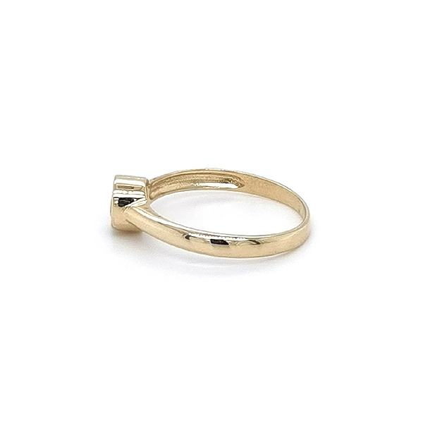 Gold Verlobungsring mit Zirkon
