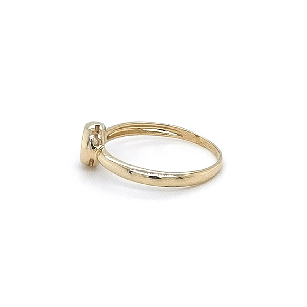 Gold Verlobungsring mit Zirkon