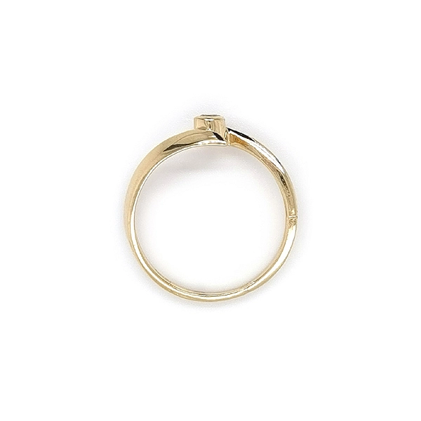 Goldring mit Zirkon