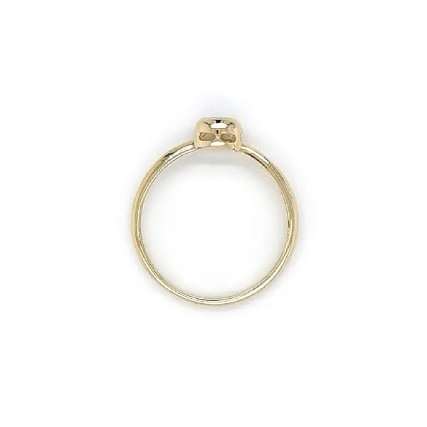 Gold Verlobungsring mit Zirkon