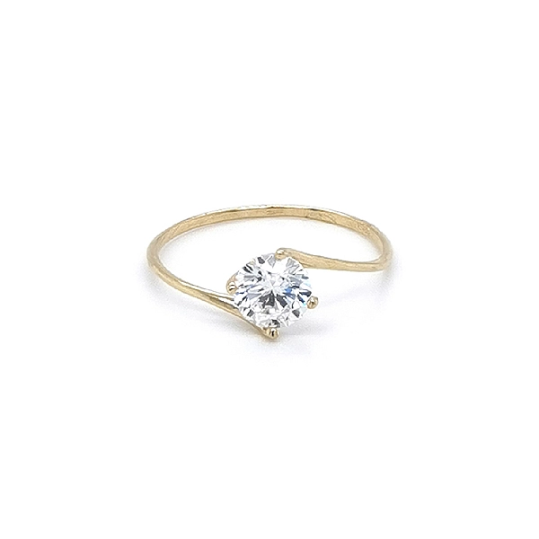 Gold-Zirkon-Zahnring