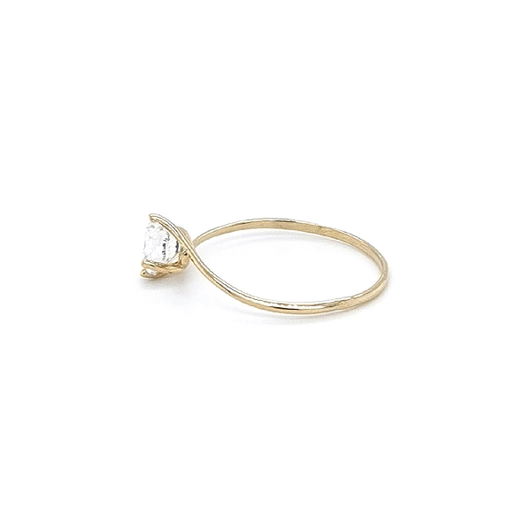 Gold-Zirkon-Zahnring