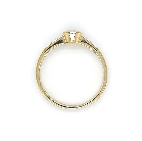 Gold Verlobungsring mit Zirkon